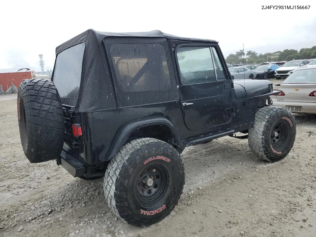 1991 Jeep Wrangler / Yj VIN: 2J4FY29S1MJ156667 Lot: 75870604