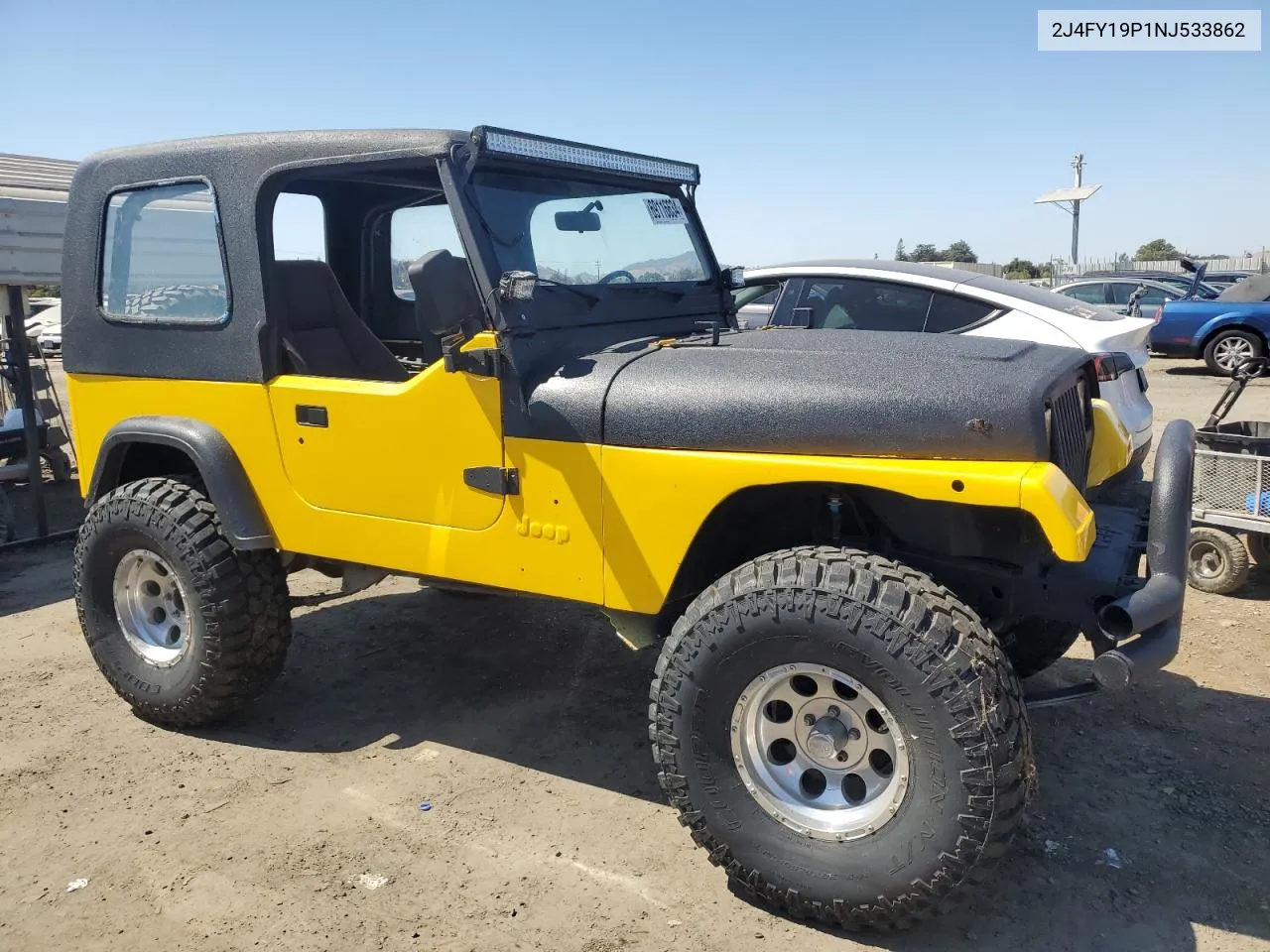 1992 Jeep Wrangler / Yj S VIN: 2J4FY19P1NJ533862 Lot: 69116634