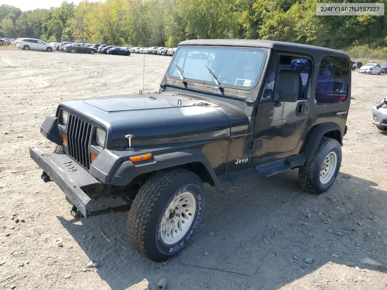 1992 Jeep Wrangler / Yj S VIN: 2J4FY19P7NJ557227 Lot: 71893724