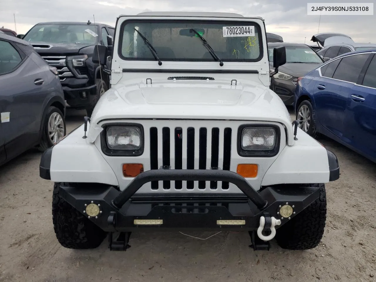 1992 Jeep Wrangler / Yj Islander VIN: 2J4FY39S0NJ533108 Lot: 78023044