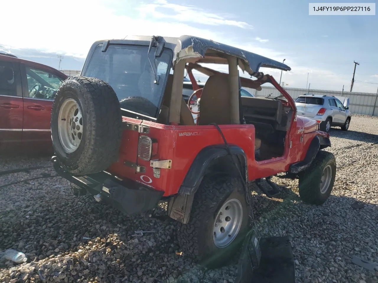 1J4FY19P6PP227116 1993 Jeep Wrangler / Yj S