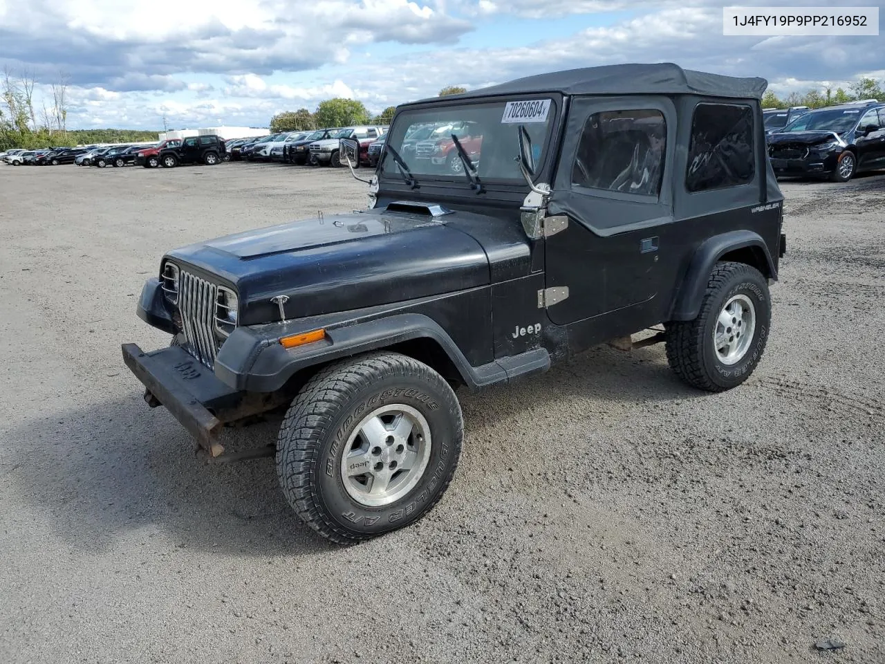 1993 Jeep Wrangler / Yj S VIN: 1J4FY19P9PP216952 Lot: 70260604