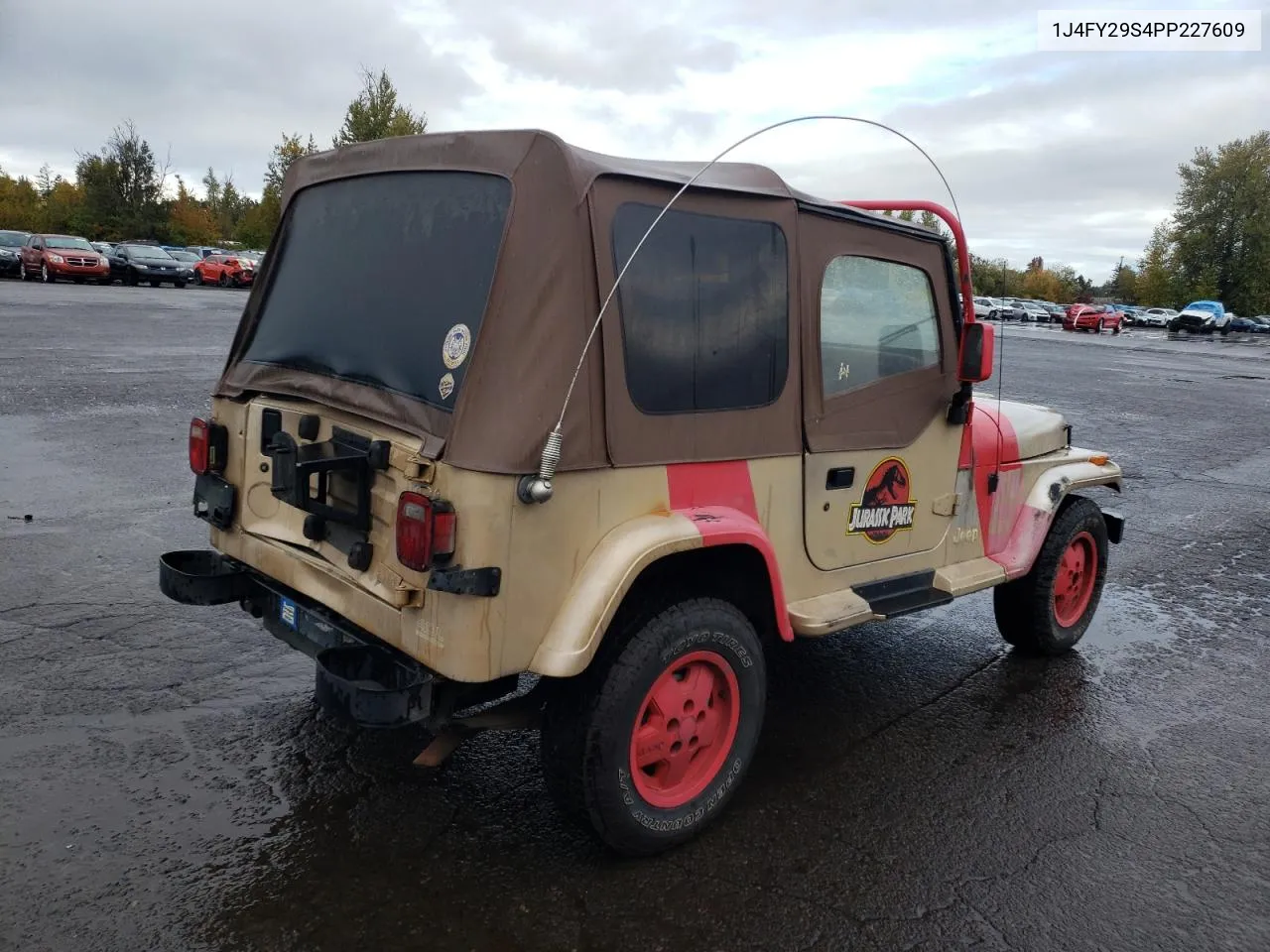 1993 Jeep Wrangler / Yj VIN: 1J4FY29S4PP227609 Lot: 78205764