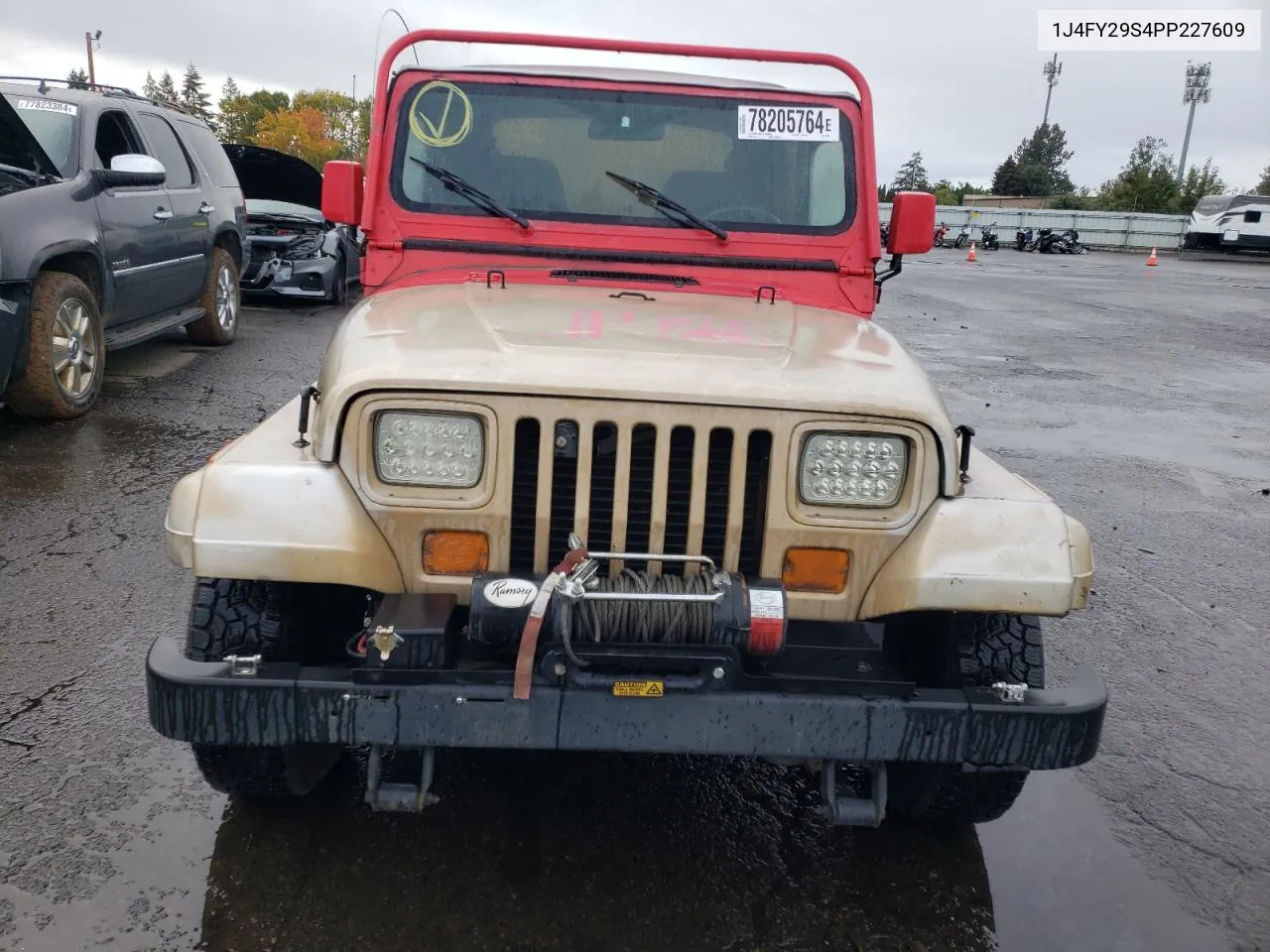 1993 Jeep Wrangler / Yj VIN: 1J4FY29S4PP227609 Lot: 78205764