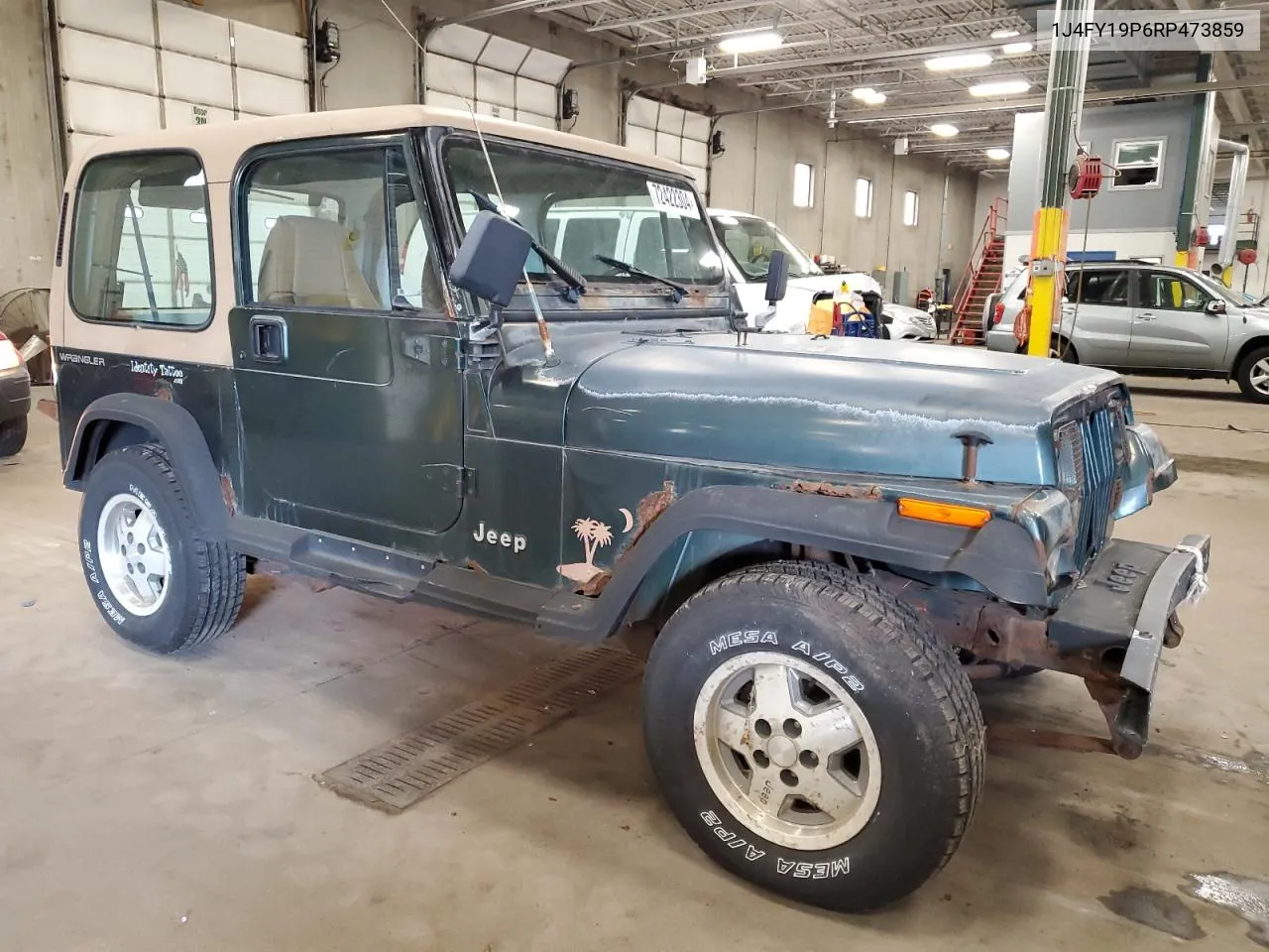 1994 Jeep Wrangler / Yj S VIN: 1J4FY19P6RP473859 Lot: 72422304