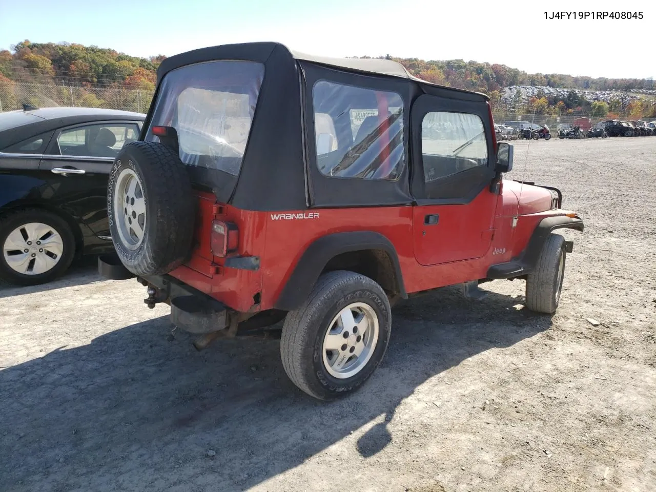 1994 Jeep Wrangler / Yj S VIN: 1J4FY19P1RP408045 Lot: 77798434