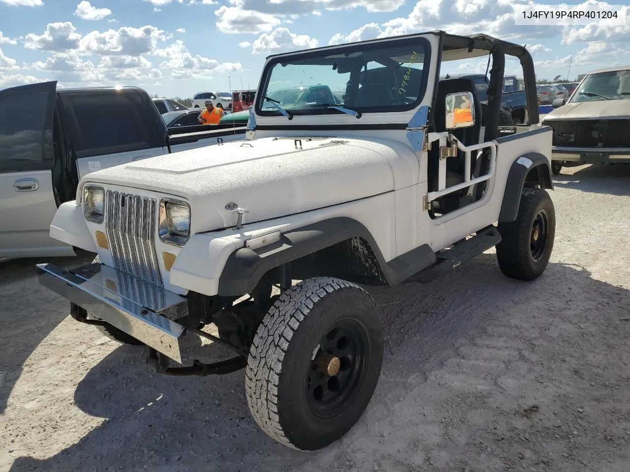 1994 Jeep Wrangler / Yj S VIN: 1J4FY19P4RP401204 Lot: 77847694