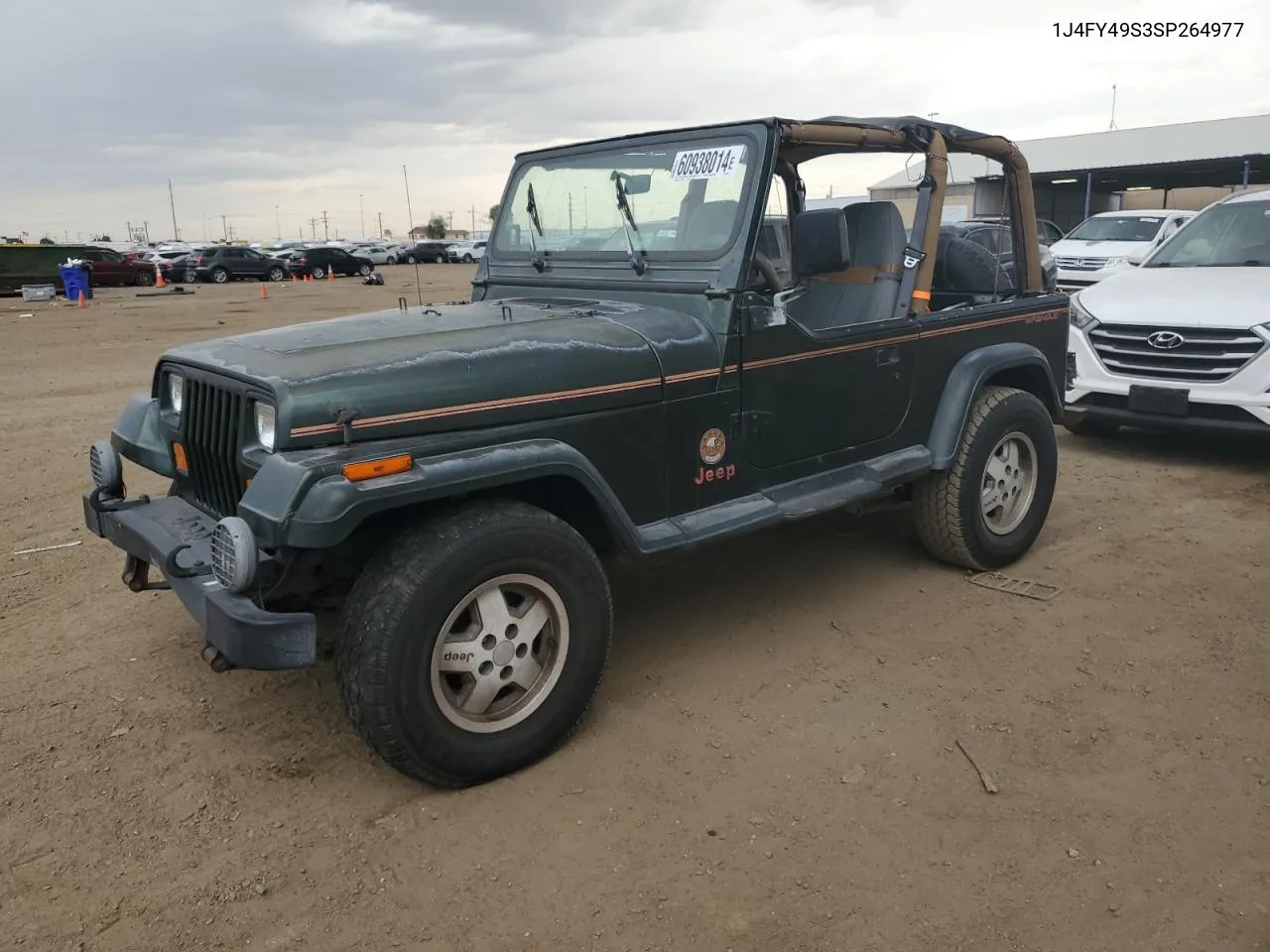 1995 Jeep Wrangler / Yj Sahara VIN: 1J4FY49S3SP264977 Lot: 60938014