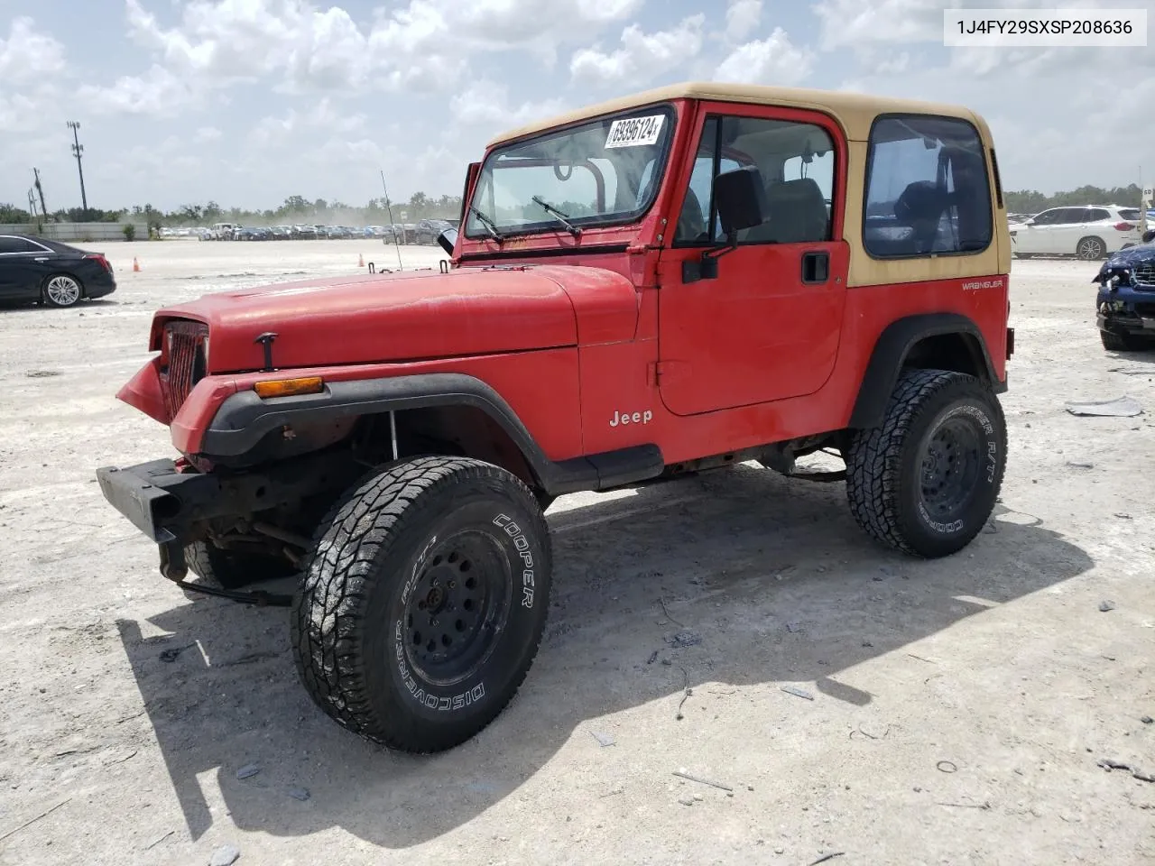 1J4FY29SXSP208636 1995 Jeep Wrangler / Yj Se