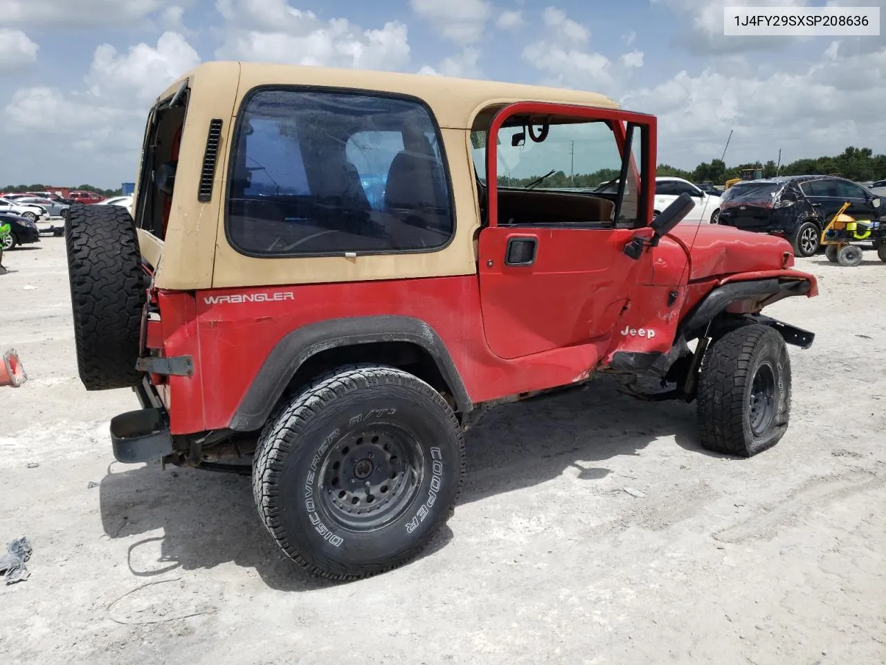 1J4FY29SXSP208636 1995 Jeep Wrangler / Yj Se