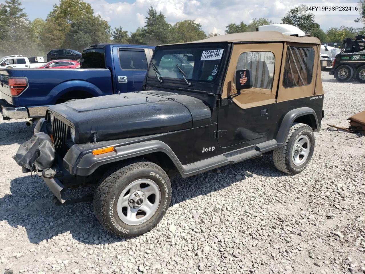 1995 Jeep Wrangler / Yj S VIN: 1J4FY19P9SP232416 Lot: 72680184