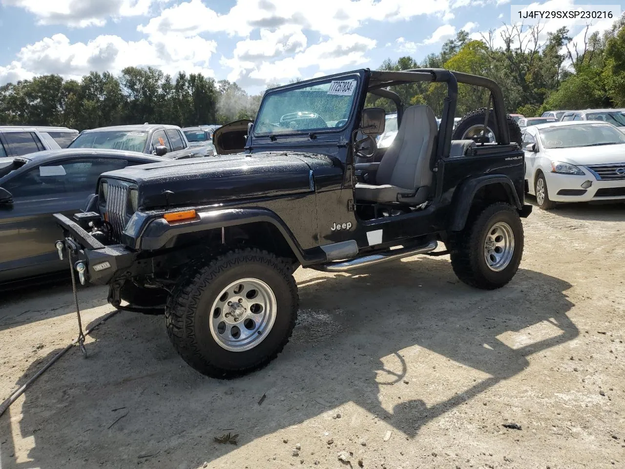 1995 Jeep Wrangler / Yj Se VIN: 1J4FY29SXSP230216 Lot: 77257834