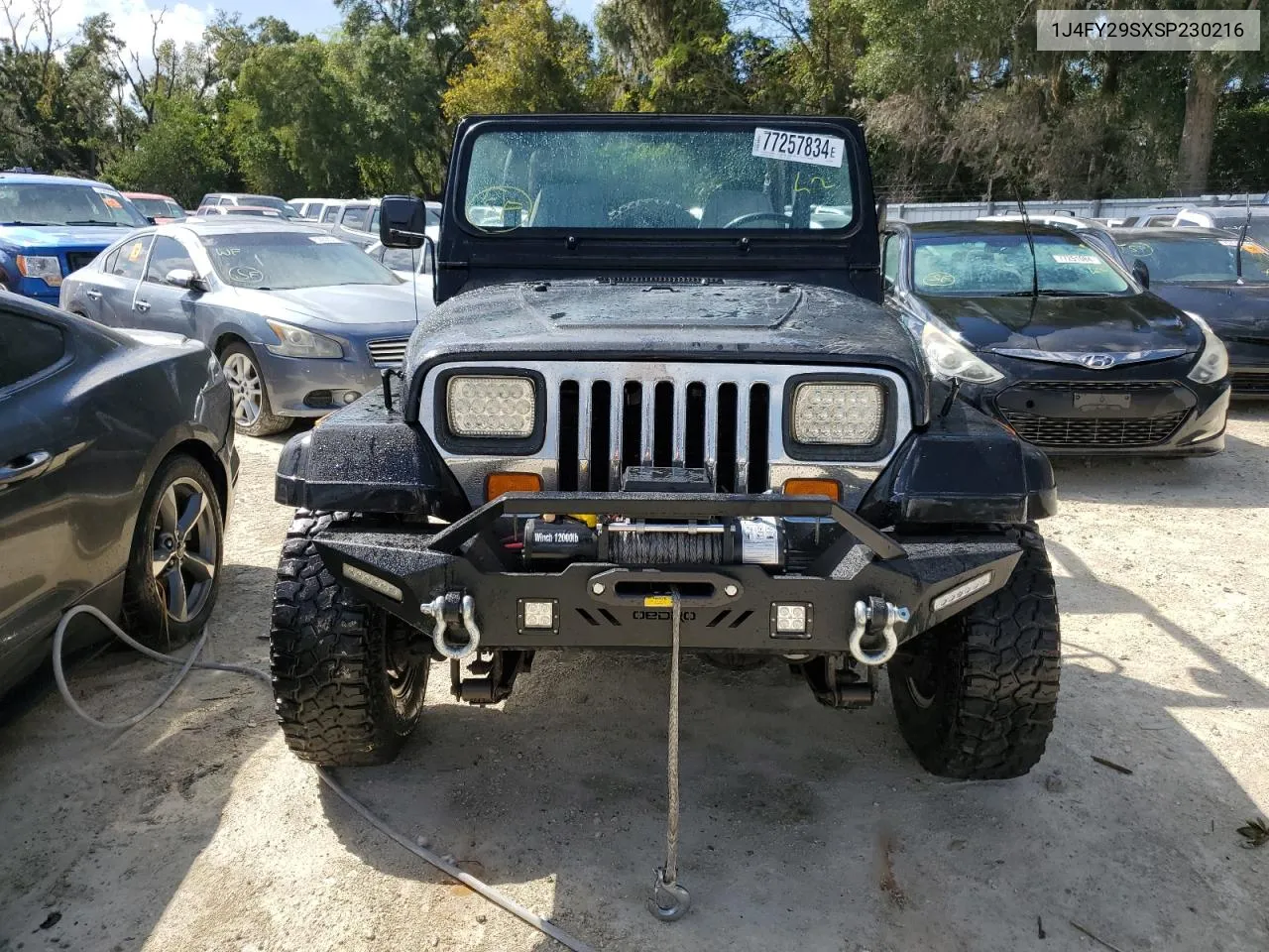 1995 Jeep Wrangler / Yj Se VIN: 1J4FY29SXSP230216 Lot: 77257834