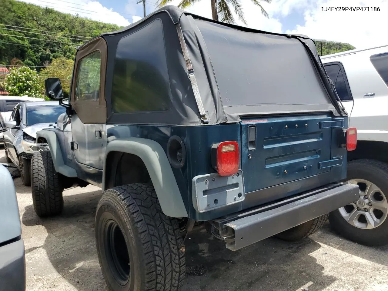 1997 Jeep Wrangler / Tj Se VIN: 1J4FY29P4VP471186 Lot: 45099834