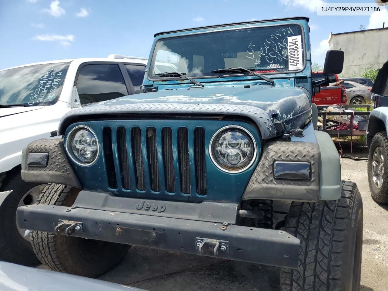 1997 Jeep Wrangler / Tj Se VIN: 1J4FY29P4VP471186 Lot: 45099834