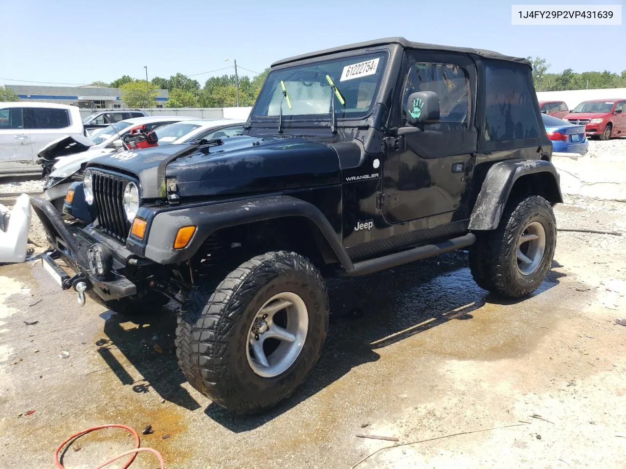 1997 Jeep Wrangler / Tj Se VIN: 1J4FY29P2VP431639 Lot: 61222754