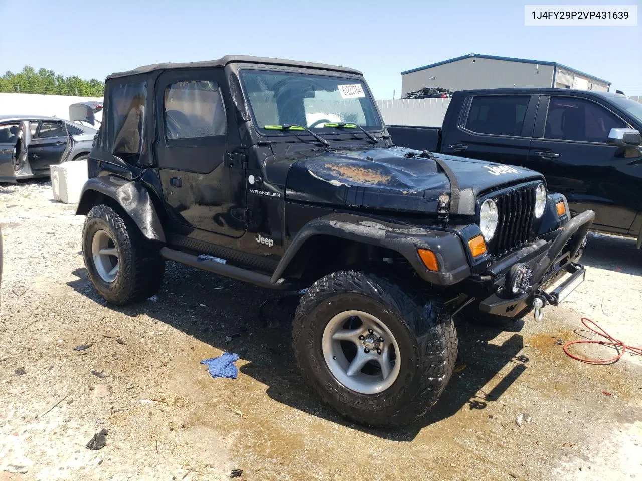 1997 Jeep Wrangler / Tj Se VIN: 1J4FY29P2VP431639 Lot: 61222754