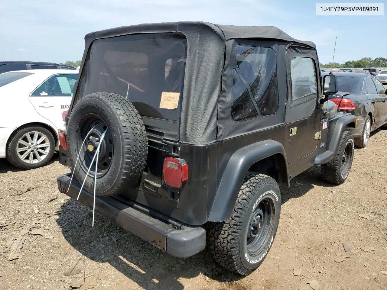 1997 Jeep Wrangler / Tj Se VIN: 1J4FY29P5VP489891 Lot: 66251754