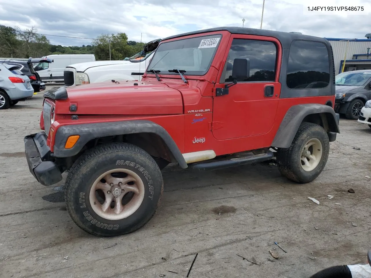 1997 Jeep Wrangler / Tj Sport VIN: 1J4FY19S1VP548675 Lot: 66413504