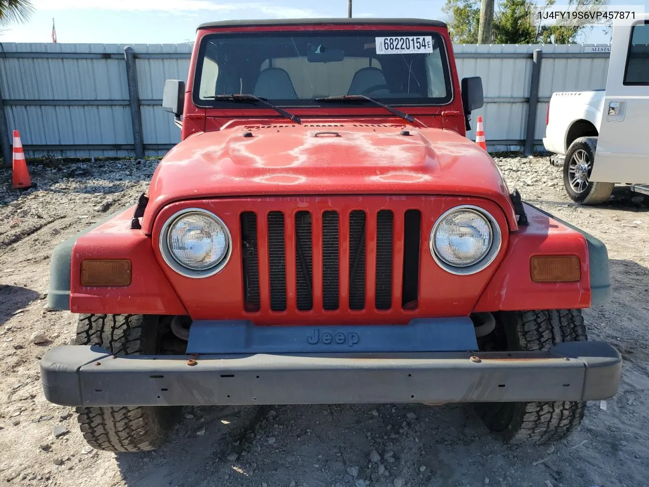 1997 Jeep Wrangler / Tj Sport VIN: 1J4FY19S6VP457871 Lot: 68220154