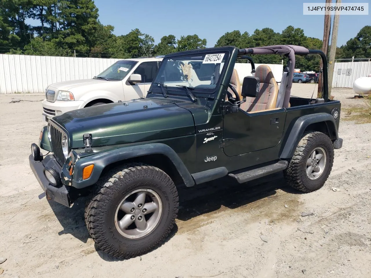 1997 Jeep Wrangler / Tj Sport VIN: 1J4FY19S9VP474745 Lot: 68427254