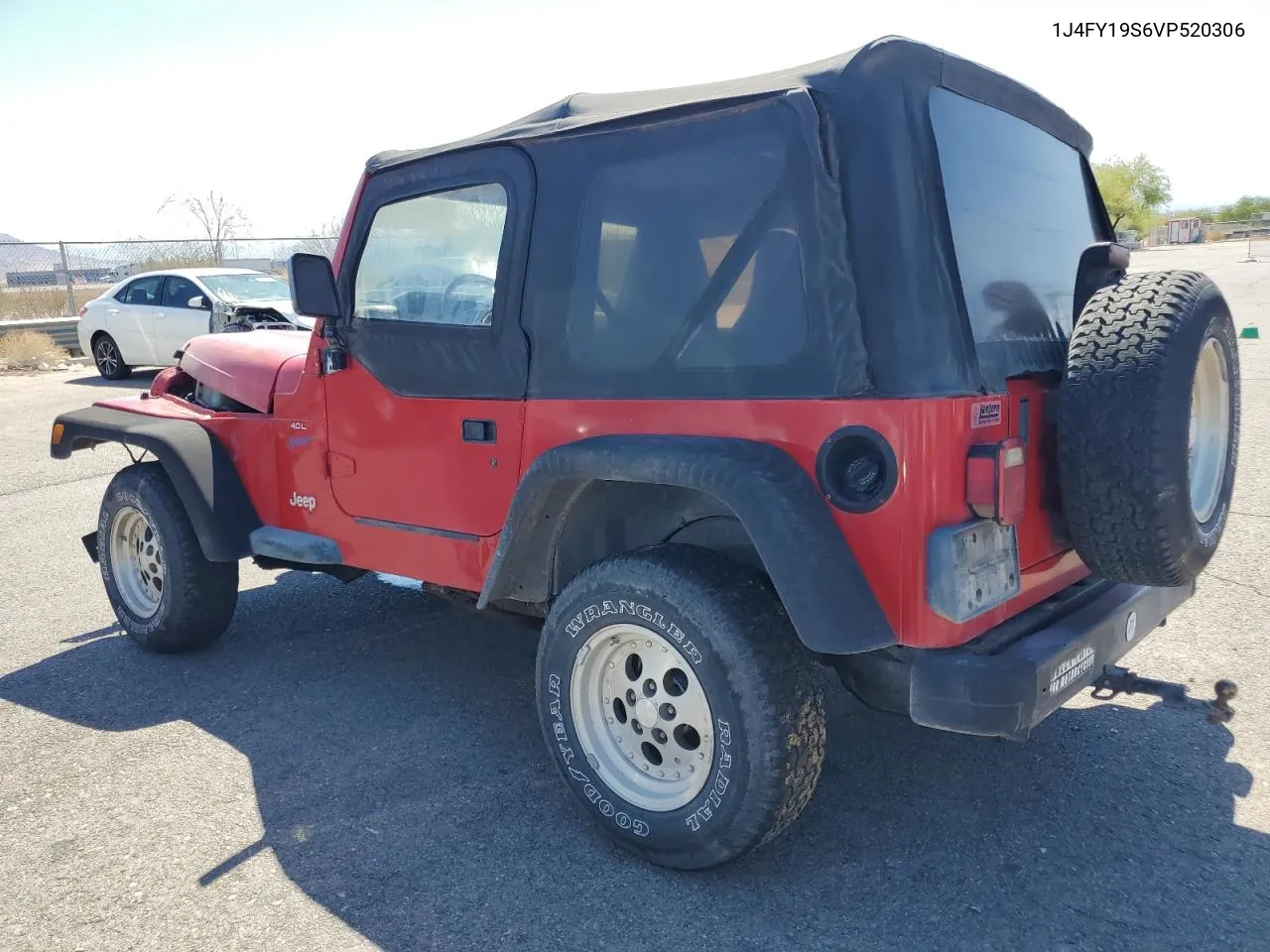 1997 Jeep Wrangler / Tj Sport VIN: 1J4FY19S6VP520306 Lot: 70324954