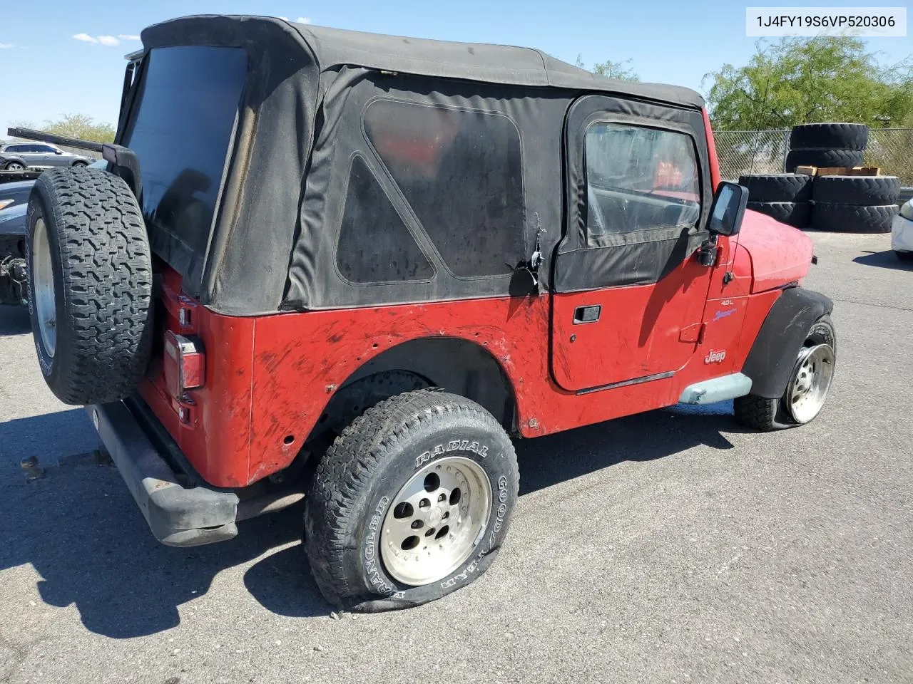 1997 Jeep Wrangler / Tj Sport VIN: 1J4FY19S6VP520306 Lot: 70324954