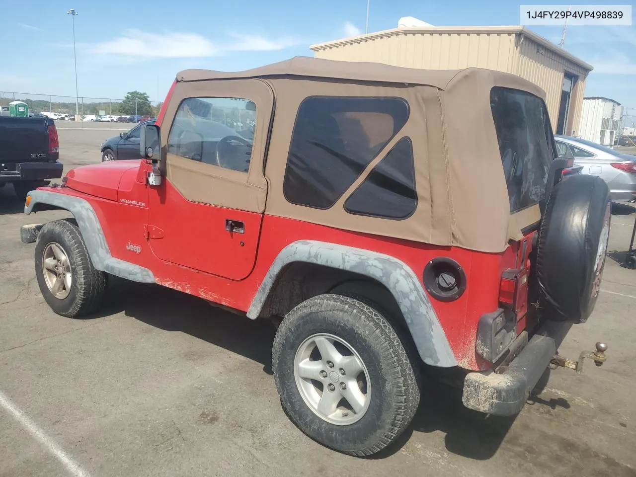 1997 Jeep Wrangler / Tj Se VIN: 1J4FY29P4VP498839 Lot: 71142464