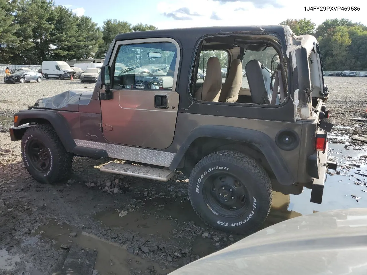 1997 Jeep Wrangler / Tj Se VIN: 1J4FY29PXVP469586 Lot: 72394344