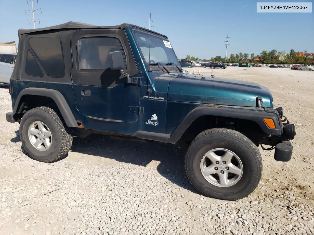 1997 Jeep Wrangler / Tj Se VIN: 1J4FY29P4VP422067 Lot: 72404554