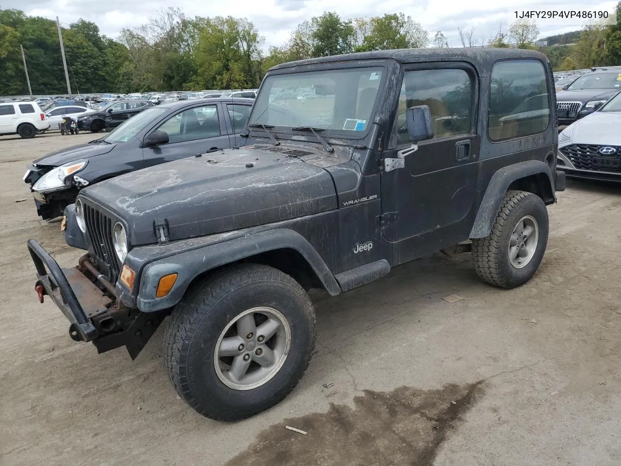 1997 Jeep Wrangler / Tj Se VIN: 1J4FY29P4VP486190 Lot: 72914794