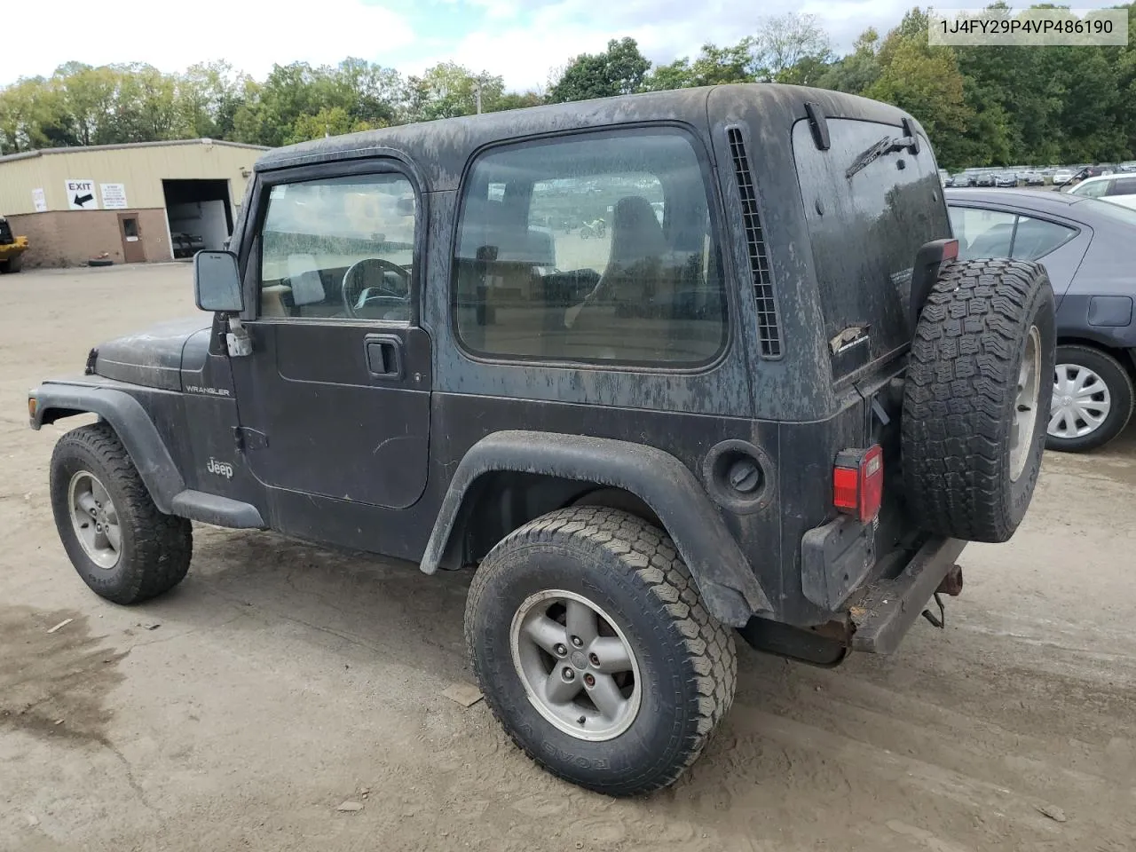 1997 Jeep Wrangler / Tj Se VIN: 1J4FY29P4VP486190 Lot: 72914794