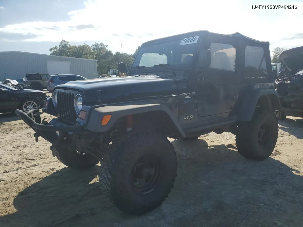 1997 Jeep Wrangler / Tj Sport VIN: 1J4FY19S3VP494246 Lot: 74346284