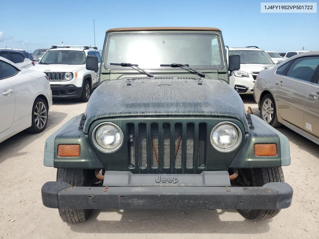 1997 Jeep Wrangler / Tj Sport VIN: 1J4FY19S2VP501722 Lot: 74566324