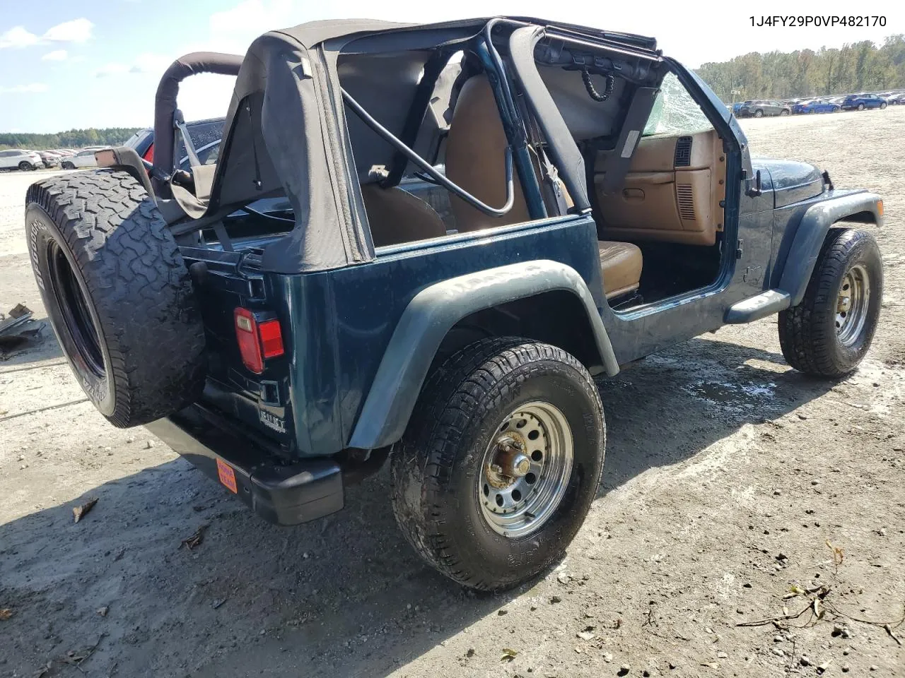 1997 Jeep Wrangler / Tj Se VIN: 1J4FY29P0VP482170 Lot: 74988424