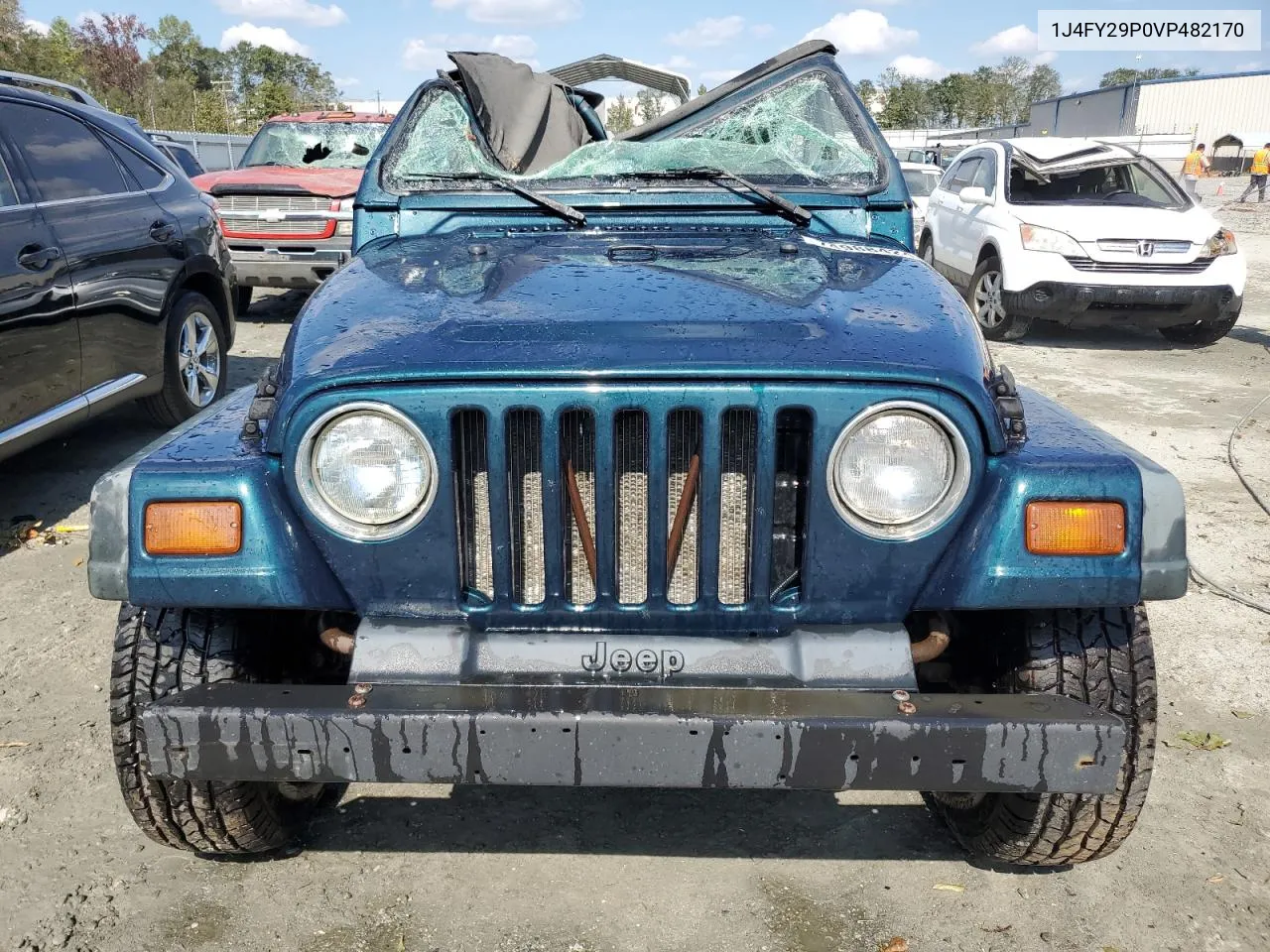 1997 Jeep Wrangler / Tj Se VIN: 1J4FY29P0VP482170 Lot: 74988424