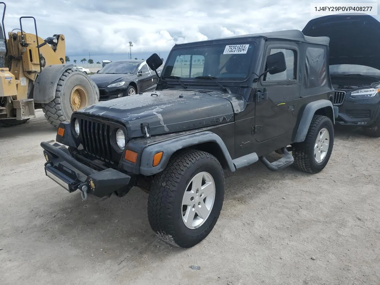 1997 Jeep Wrangler / Tj Se VIN: 1J4FY29P0VP408277 Lot: 75251604