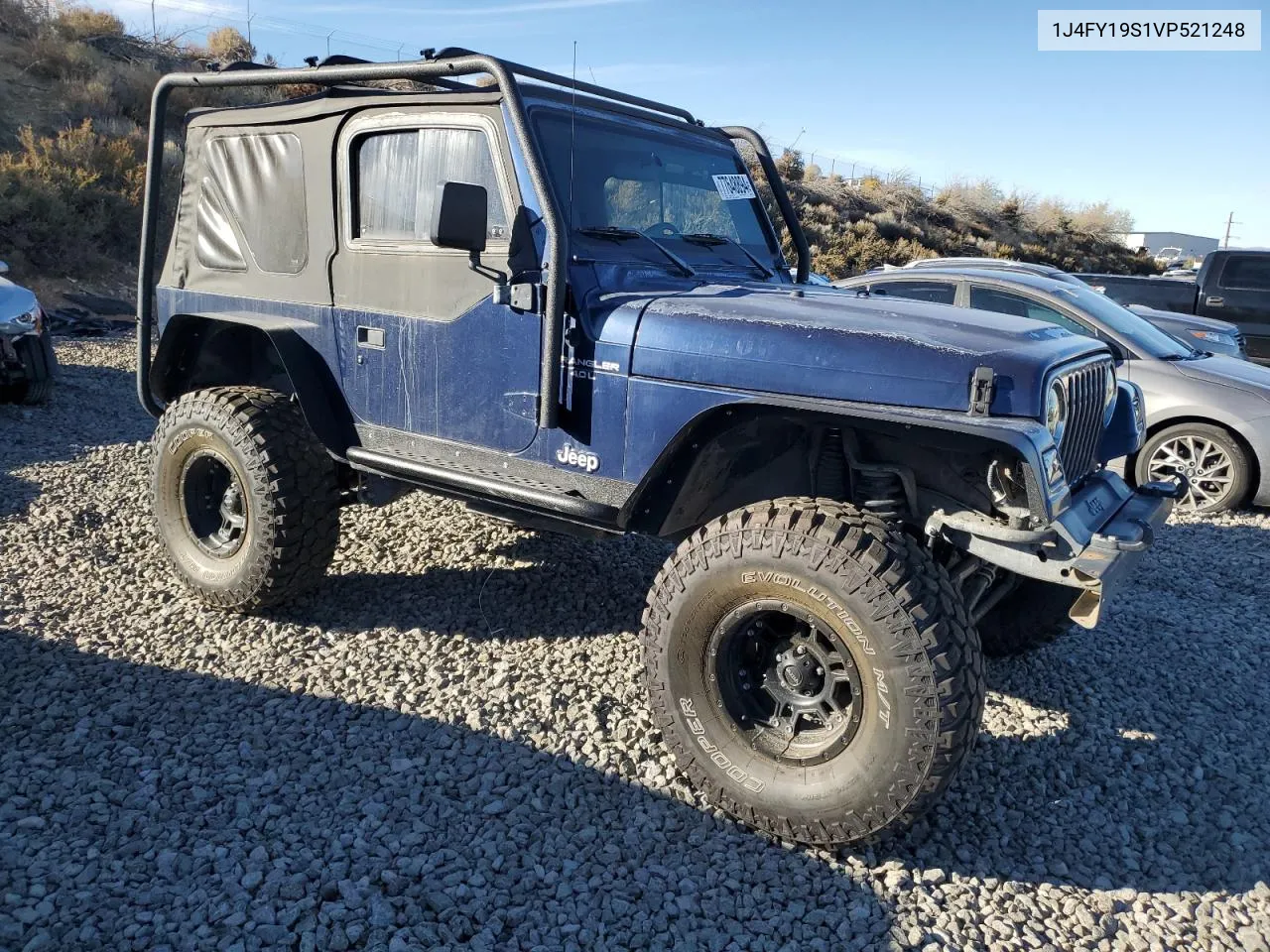 1997 Jeep Wrangler / Tj Sport VIN: 1J4FY19S1VP521248 Lot: 77648894