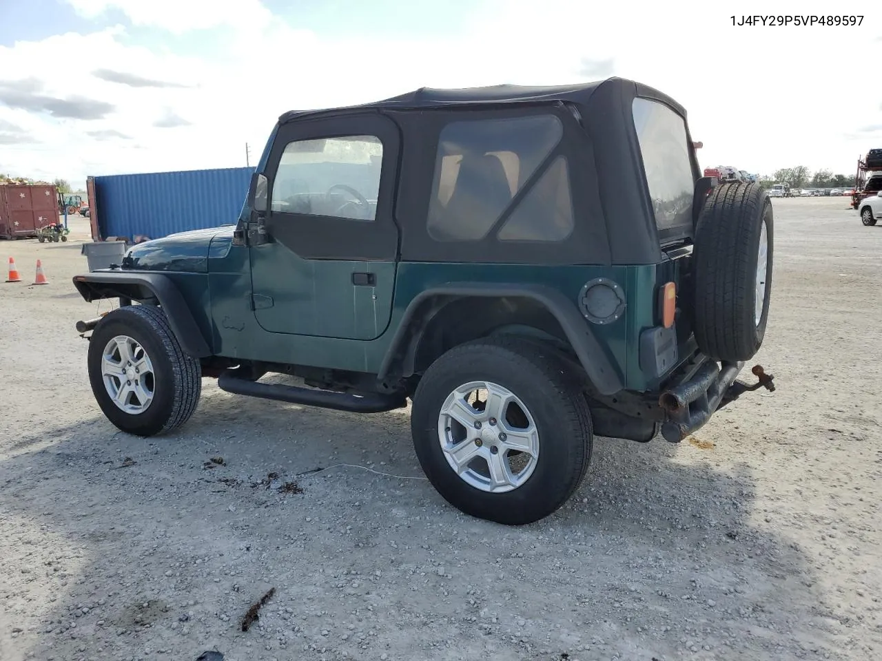 1997 Jeep Wrangler / Tj Se VIN: 1J4FY29P5VP489597 Lot: 78634224