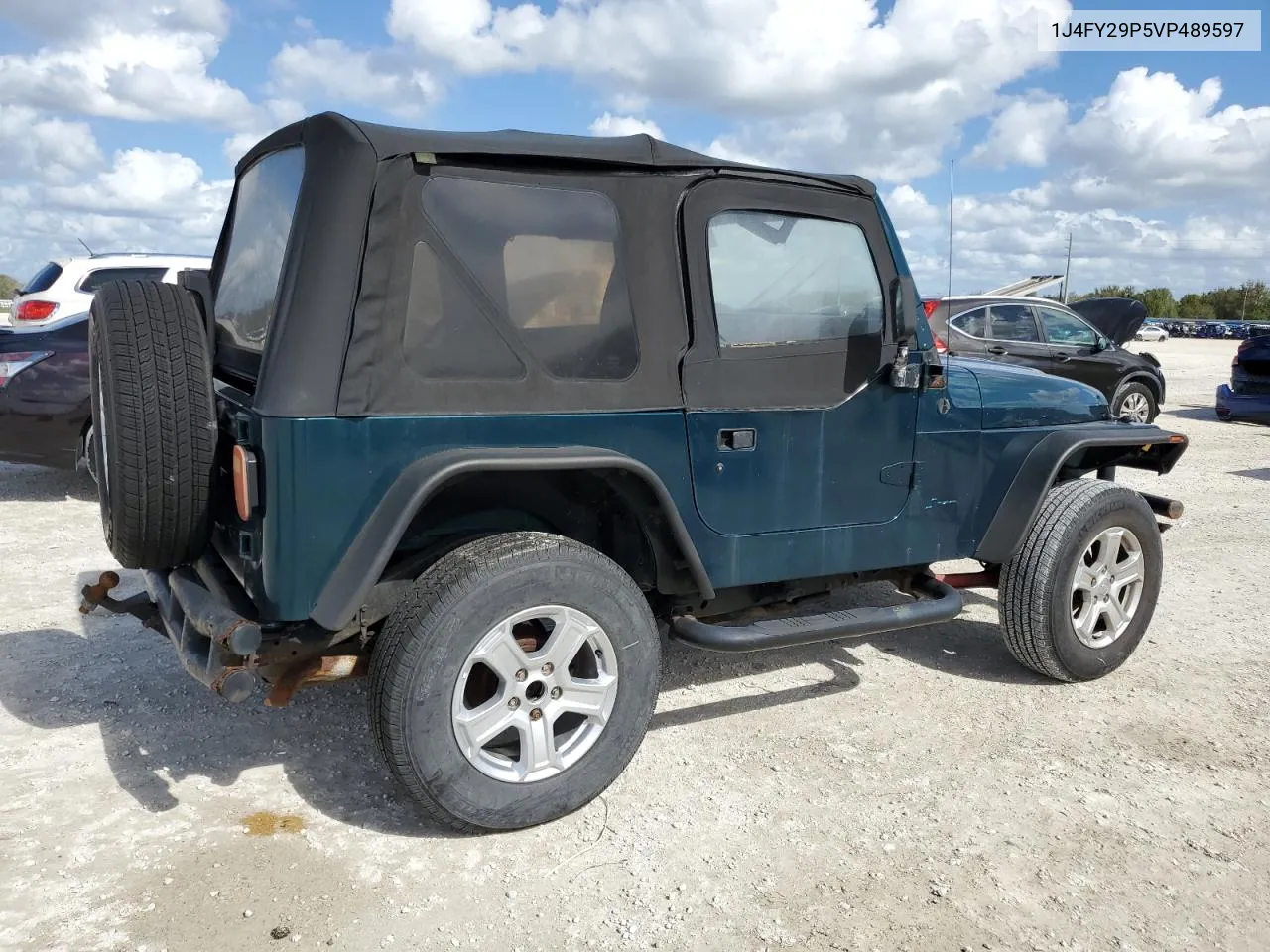 1997 Jeep Wrangler / Tj Se VIN: 1J4FY29P5VP489597 Lot: 78634224