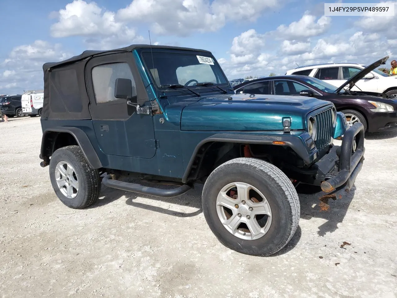 1997 Jeep Wrangler / Tj Se VIN: 1J4FY29P5VP489597 Lot: 78634224