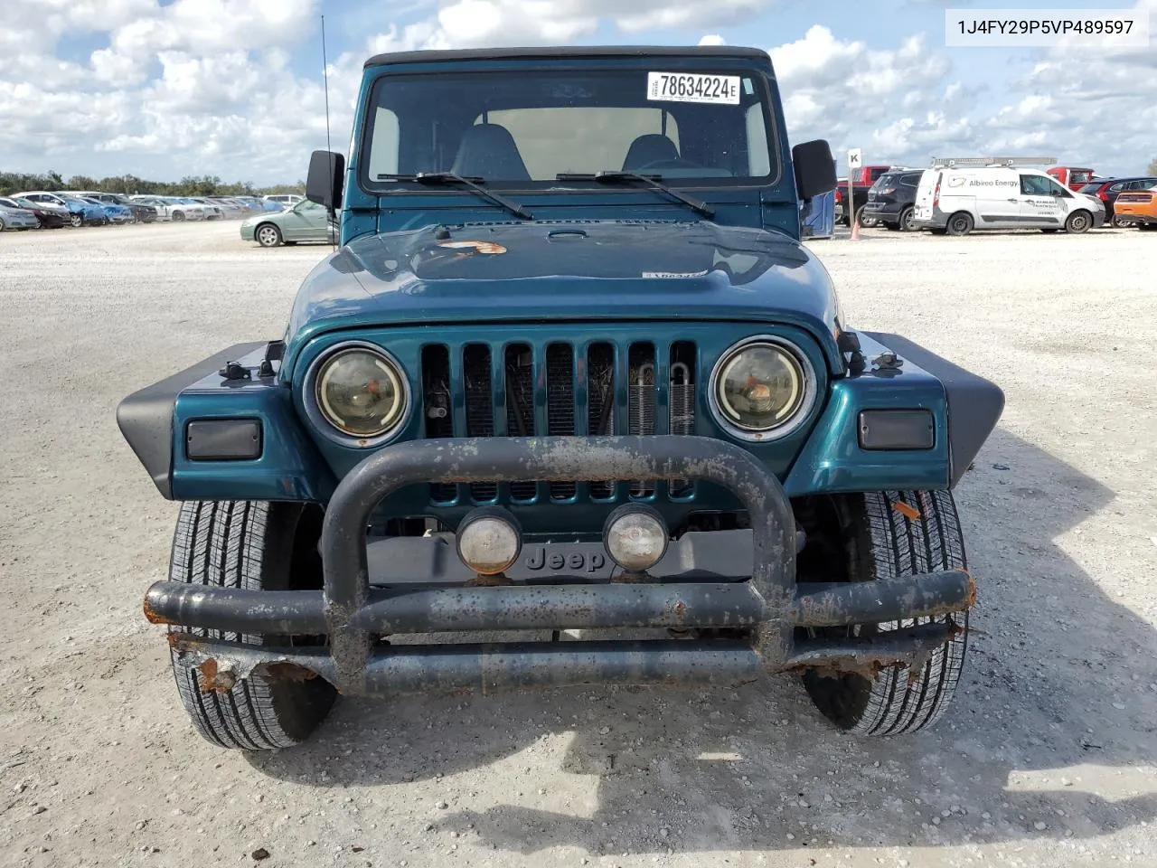 1997 Jeep Wrangler / Tj Se VIN: 1J4FY29P5VP489597 Lot: 78634224