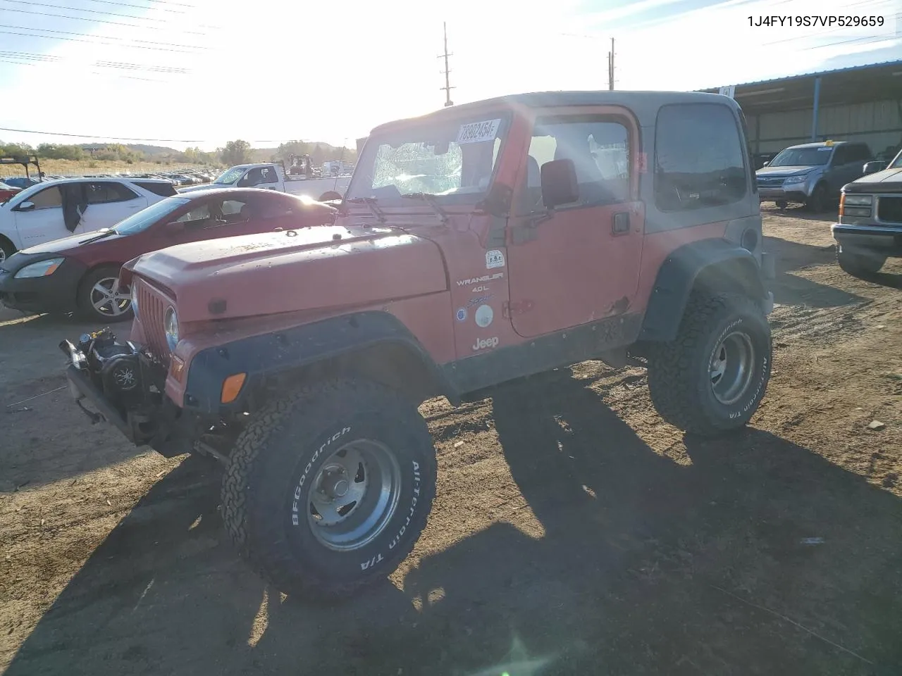 1997 Jeep Wrangler / Tj Sport VIN: 1J4FY19S7VP529659 Lot: 78902454