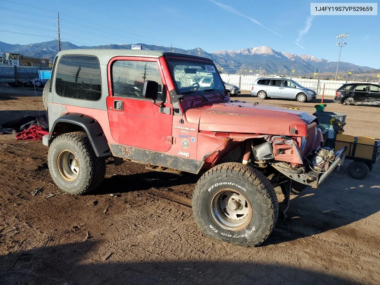 1997 Jeep Wrangler / Tj Sport VIN: 1J4FY19S7VP529659 Lot: 78902454