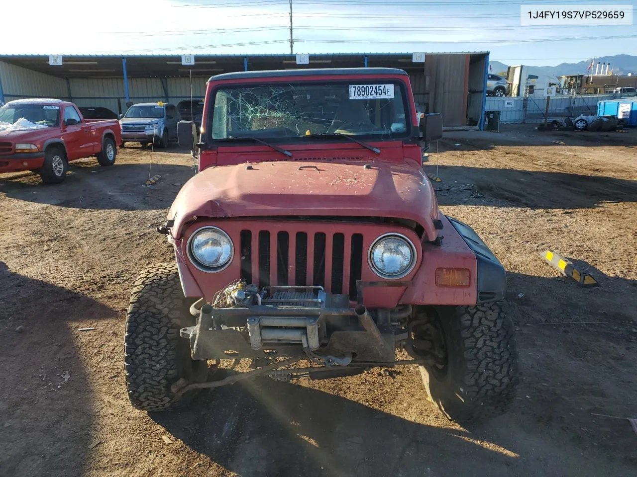 1997 Jeep Wrangler / Tj Sport VIN: 1J4FY19S7VP529659 Lot: 78902454