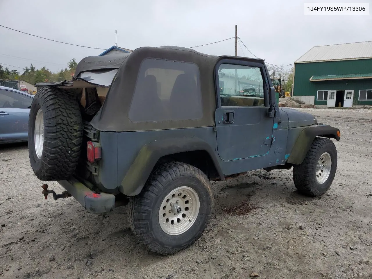 1998 Jeep Wrangler / Tj Sport VIN: 1J4FY19S5WP713306 Lot: 53819934