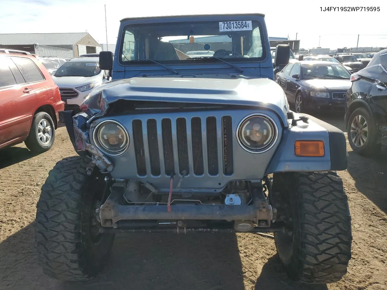 1998 Jeep Wrangler / Tj Sport VIN: 1J4FY19S2WP719595 Lot: 73013584