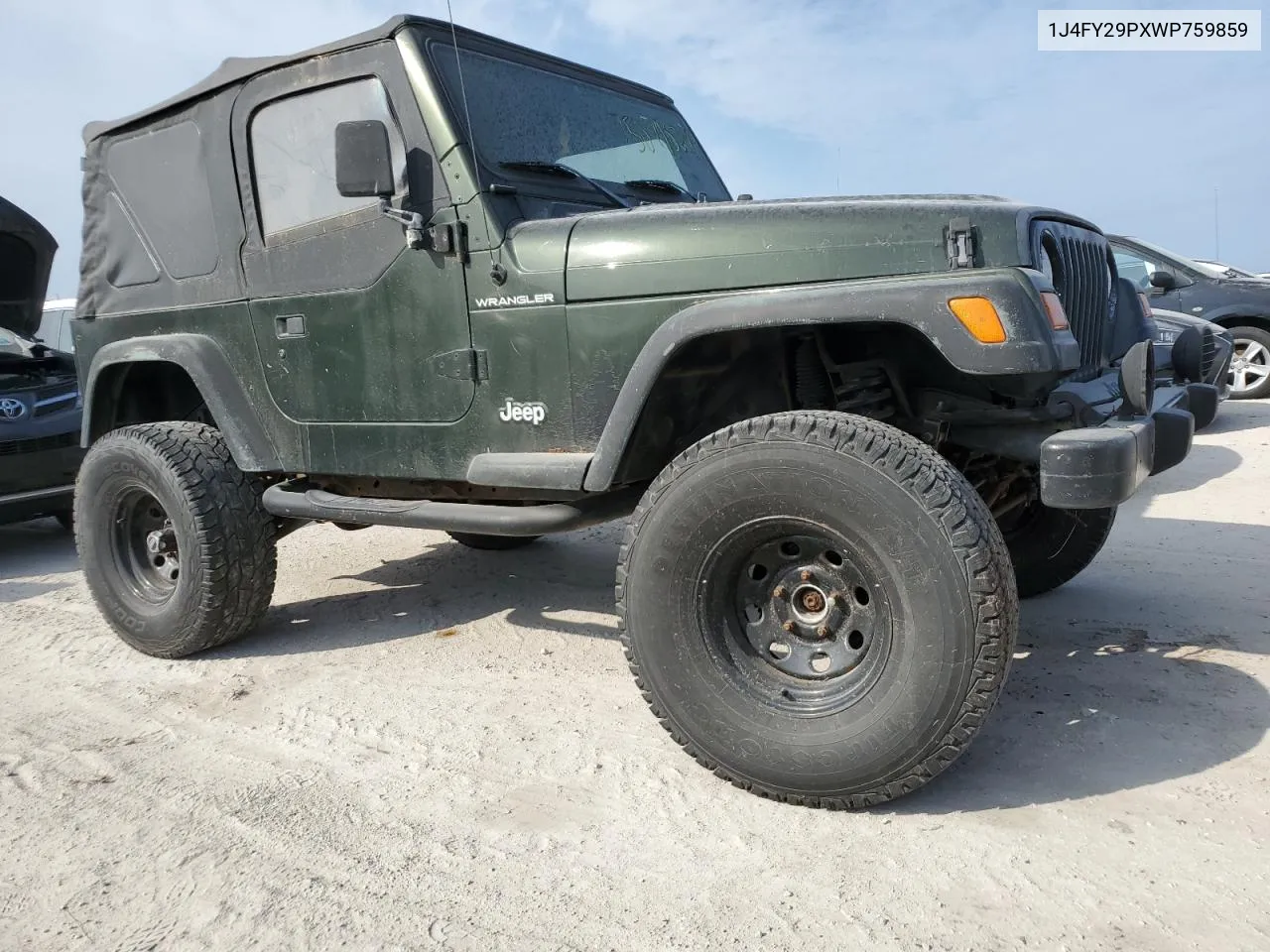 1J4FY29PXWP759859 1998 Jeep Wrangler / Tj Se