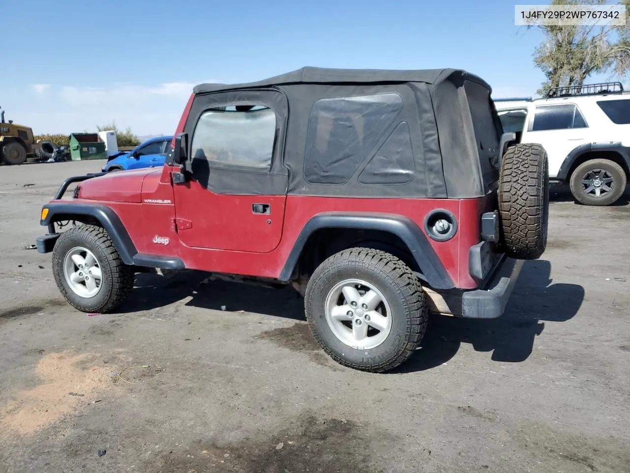 1J4FY29P2WP767342 1998 Jeep Wrangler / Tj Se