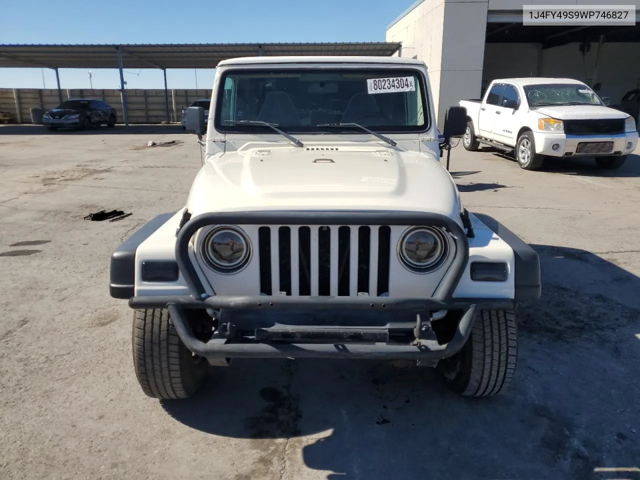 1998 Jeep Wrangler / Tj Sahara VIN: 1J4FY49S9WP746827 Lot: 80234304